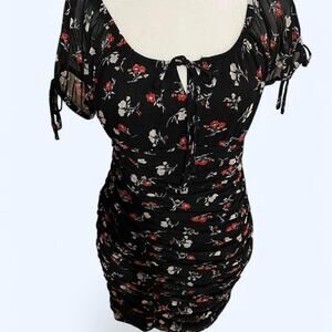 Ultra Flirt Women's Black and Multi Dress